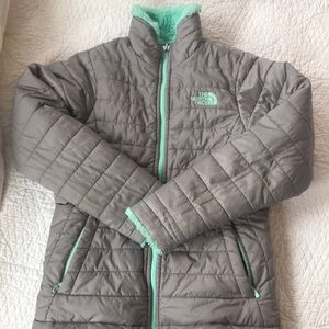 Girls North Face Winter Coat. Reversible!